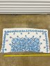Set Of Blue And White Vintage Table Linens