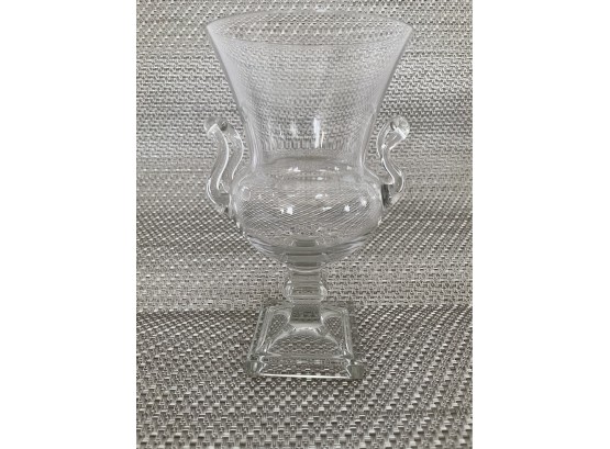 Small Art Glass Urn Vase