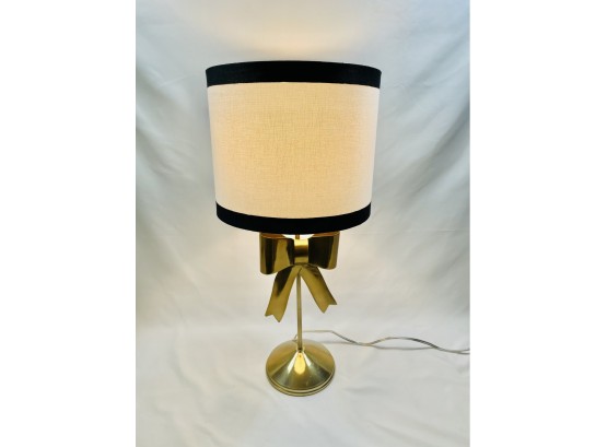 Brass Bow Lamp By William Sonoma