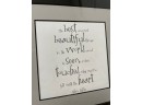 Set Of 3 Framed Quotes