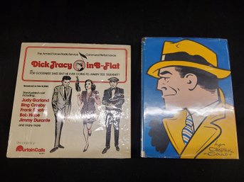 Vintage Dick Tracy Book Of Stories & Record