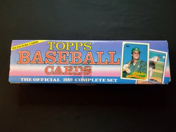 1989 Topps Baseball Card Complete Set