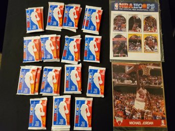 Sealed Packs Of 1989 NBA Hoops Cards