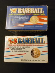 1987 & 1988 Fleer Baseball Mini Tins (Still Sealed)
