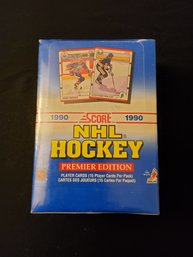 1990 Score NHL Hockey Premier Edition Hobby Box (Factory Sealed)