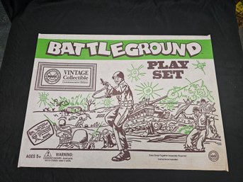 Battleground Playset (Vintage Military Toys)