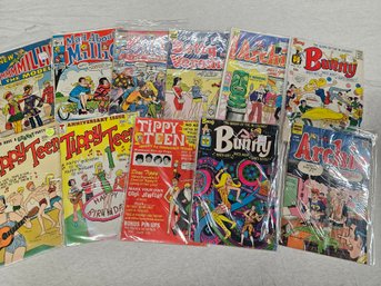 Huge Lot Of Vintage Archie, Veronica, Bunny, Millie & Tippy Teen Comics