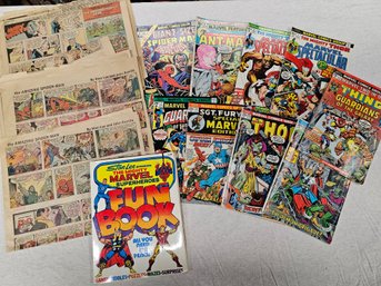 Vintage Marvel Comics & Fun Activity Book