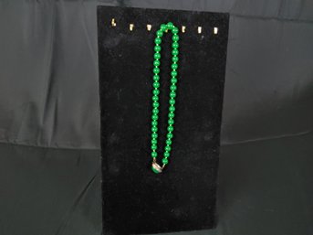 Japanese Jade Bead Necklace