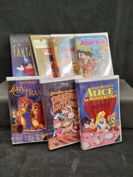 Lot Of Disney VHS Tapes Near Mint Conditon