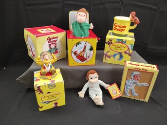 Lot Of Curious George Collectibles
