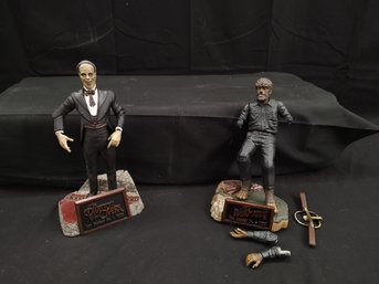 Sideshow Universal Monsters Phantom Of The Opera And Wolf Man Action Figures