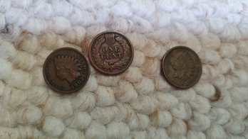 Lot Of Indian Head Pennies