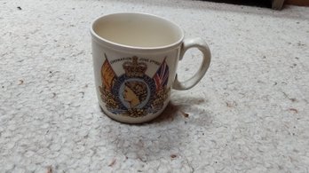 Queen Elizabeth II Coronation Mug