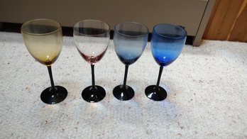 Lot Of Colored Cordial Glasses