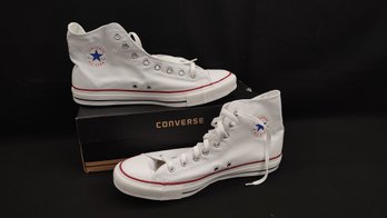 Chuck Taylor Converse All-Star Hi-Top Sneakers In Optic White