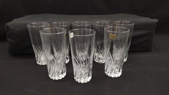 Vintage Luminarc French-Made Swirl Drinking Glasses