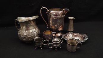 Assorted Silver-plate Dishware