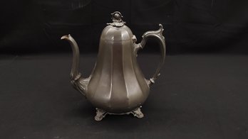 Fattorini & Son Bradford Sheffield-Style Pewter Teapot