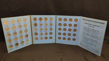 Jefferson Nickel Coin Collection Folder Beginning 1938 With Coins