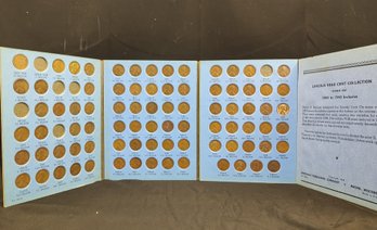1909-1940 Lincoln Head Cent Coin Collection Folder With Coins