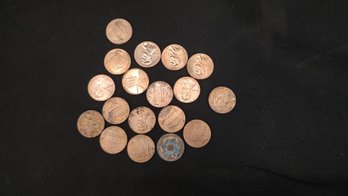 Lincoln Head Shield Pennies