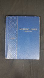 Mercury Dime Collection Folder