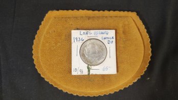 1936 Long Island Commemorative Half Dollar Coin