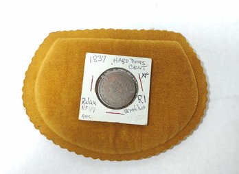 1837 Hard Times 'Not One Cent For Tribute' Token