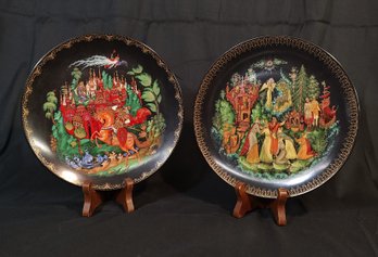 Set Of Tianex Russian Fairy Tale Plates