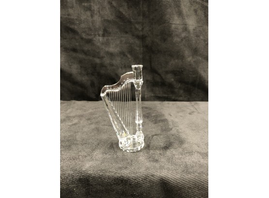 Swarovski Crystal Harp Figurine