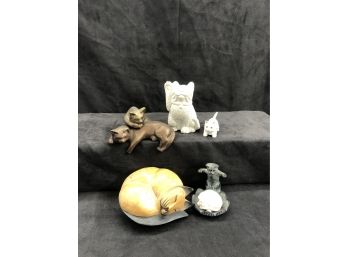 Cat Figures & Other Items