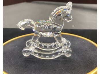 Swarovski Crystal Rocking Horse Figurine