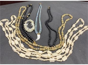 An Assortment Of Costume Jewelry Necklaces