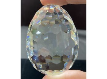 Swarovski Crystal Egg Shaped Paperweight