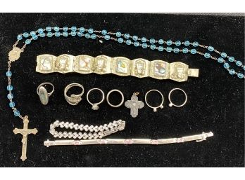 Assorted Sterling Silver Lot Of Jewelry