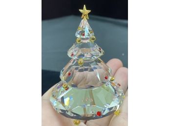 Swarovski Crystal Christmas Tree Figurine