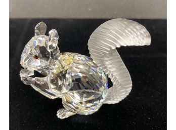 Swarovski Crystal Squirrel Figurine