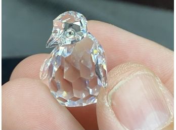 Swarovski Crystal Miniatures Penguins And Chicks