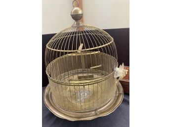 Vintage Hendryx Bird Cage And Decorative Music Box