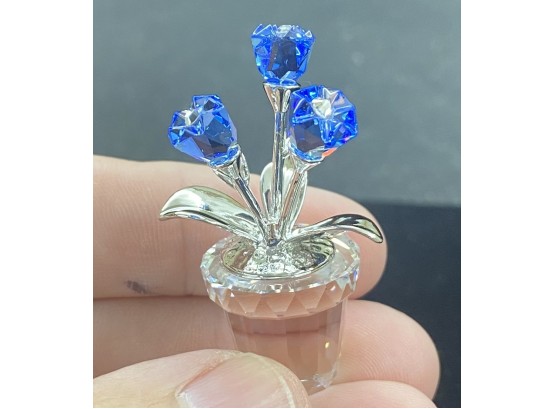 Swarovski Crystal Miniature Flower Pot