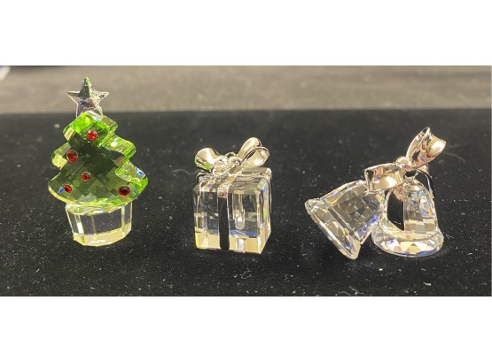 Swarovski Crystal Miniature Christmas Themed Curio