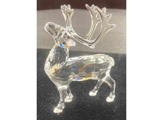 Swarovski Crystal Reindeer Figurine