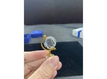 Swarovski Crystal Miniature World Globe