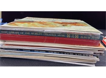 An Assortment Of Classical Vinyl Records