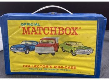 Matchbox Car Case With Lesney And Tootsietoy Cars