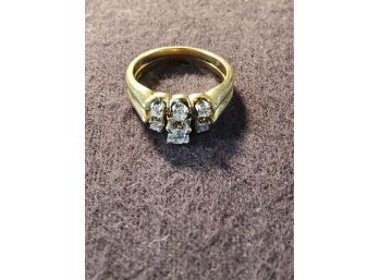 14 Karat Gold Engagement Rings (Total Of 3)