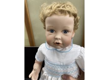 Heirloom Baby Boy Porcelain Doll