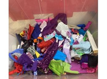 Huge Lot Of Barbie Clothes And Accessories