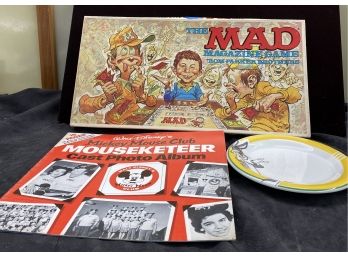 Mad Magazine Board Game And Mouseketeer Cast Photo Album